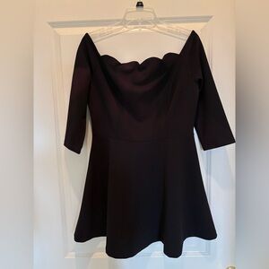 Fun and flirty Black Off-Shoulder Dress